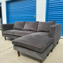 Reversible Midcentury Modern Sectional Couch 🛻Delivery Available🛻
