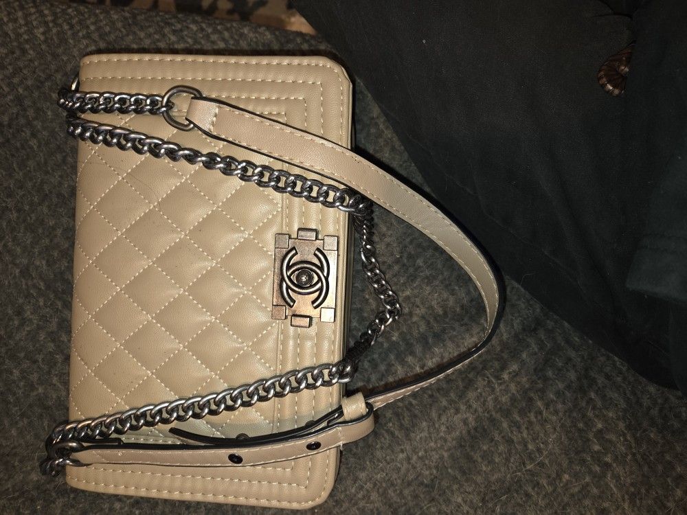 Chanel Boy Bag Beige Large