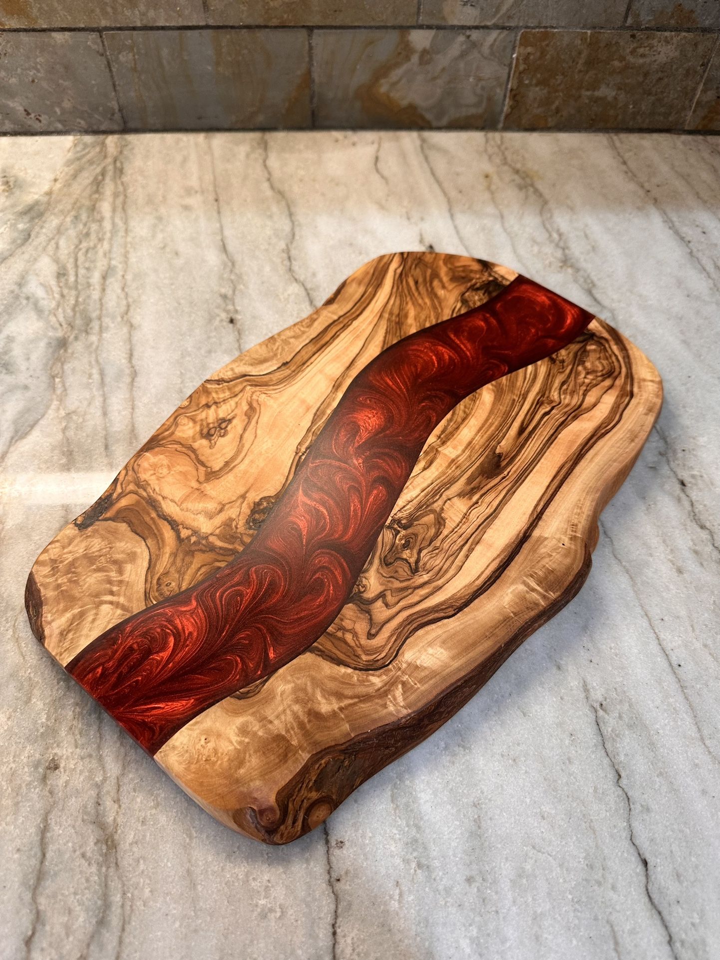 Epoxy River Charcuterie Tray 