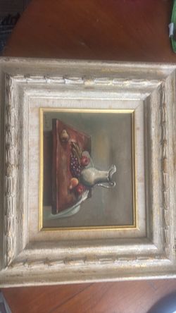 Vintage painting on canvase