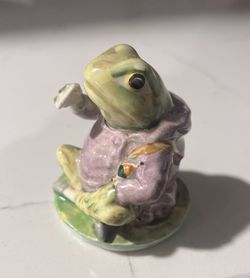 Rare Beatrix Potter Jeremy Fisher 1950 Ceramic Collectible 
