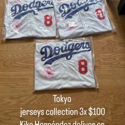Tokyo Collection Kike Hernández Jersey’s Size 3x $100 Firm Price  Deliver Or Shipping 