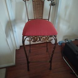Metal Barstools Vintage  High Chairs 