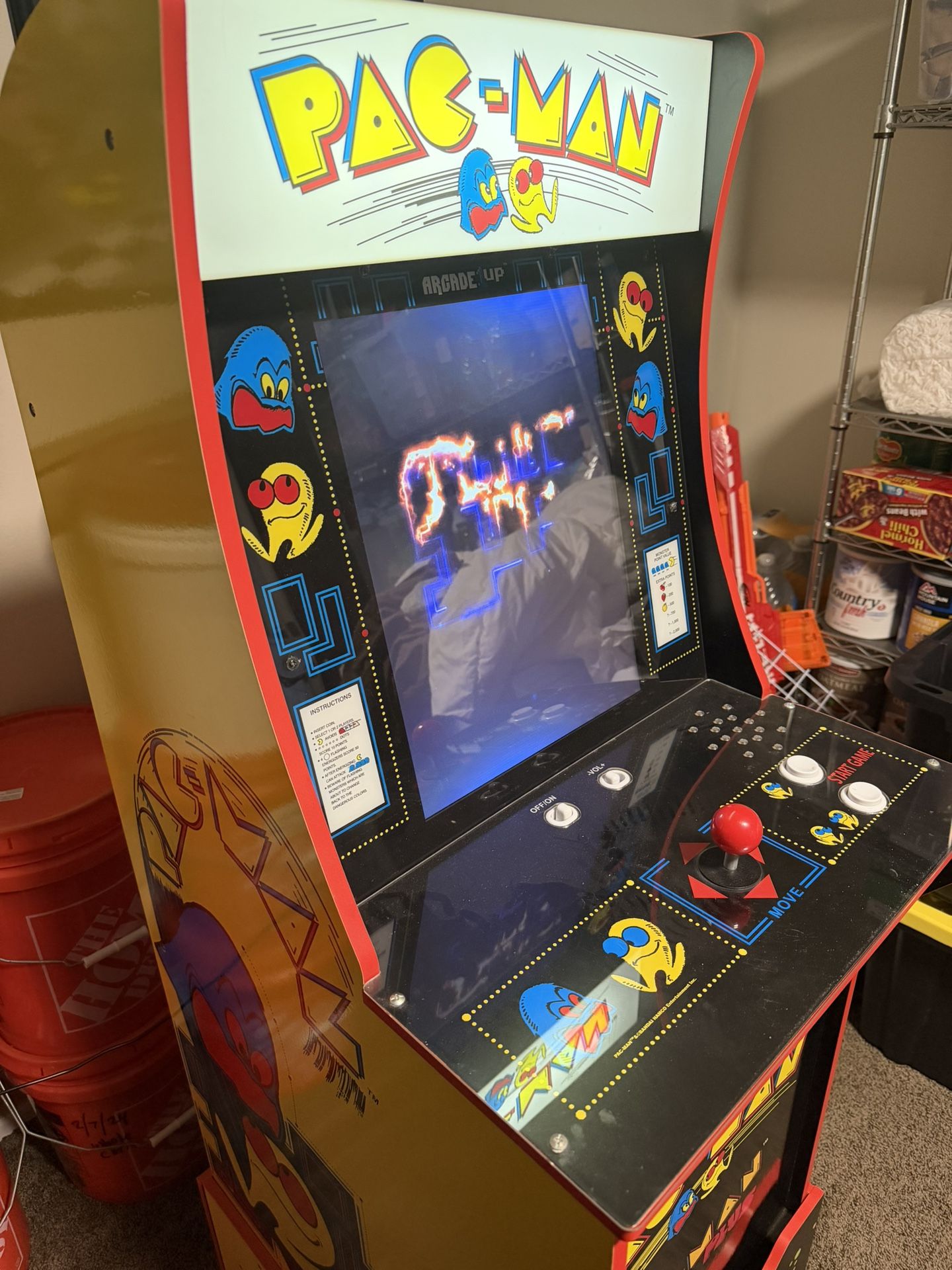 Classic PAC-MAN Arcade+Stool Set