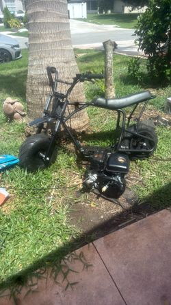 Minibike frame and engine