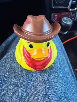 Cowboy Rubber Duck Toy