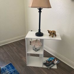 White Side Table / Nightstand 