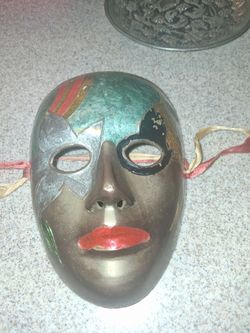 Decorative Painted Masquerade Face Mask