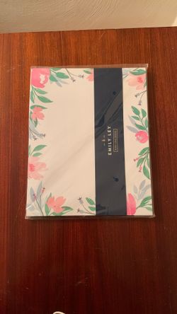 Brand New Emily Ley Blank Floral Notepad