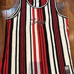 Vibrant Vox Populi Striped Tank Top
