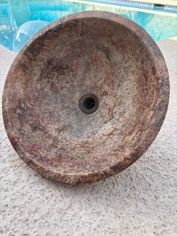 2 stone vessel/bowl sinks $50 ea or both for $80