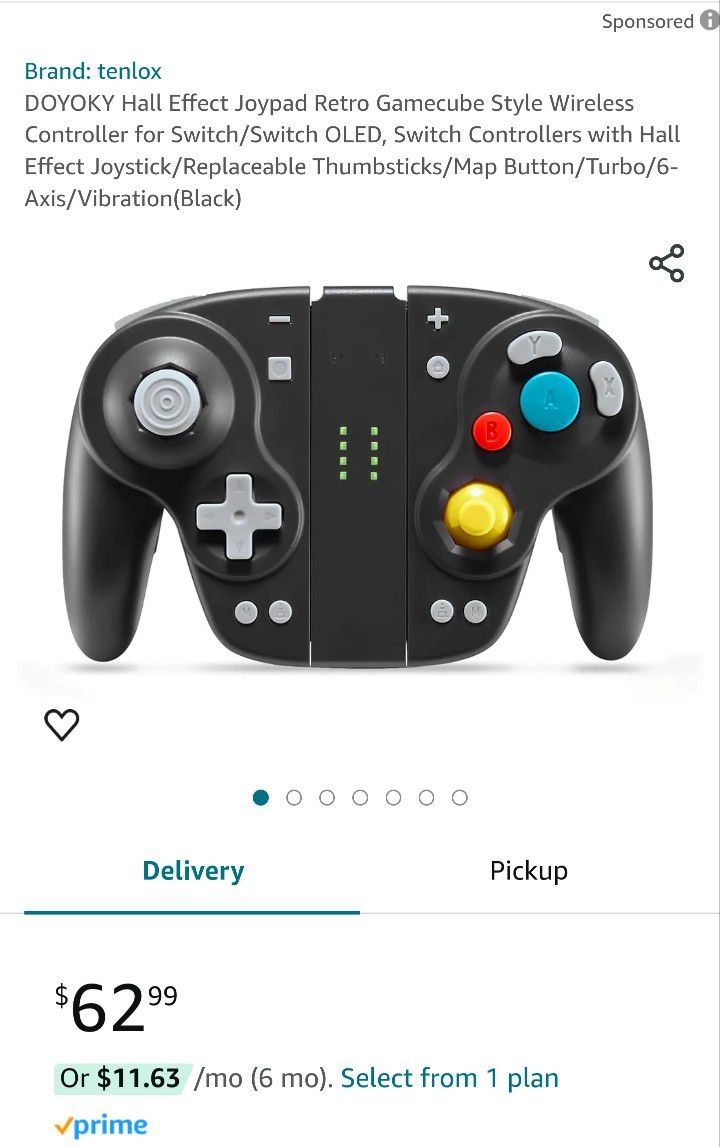 Nintendo Switch GameCube Style Controller