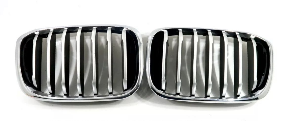 BMW X3 Series- OEM Chrome Kidney Grills - Set