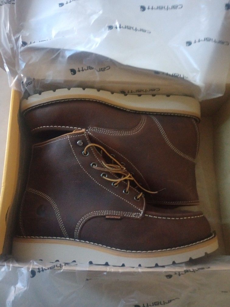 Carhartt wedge sole work boots size 10