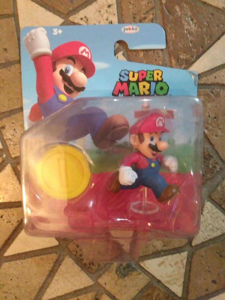 Brand New Super Mario Mini Figure In Package Unopened