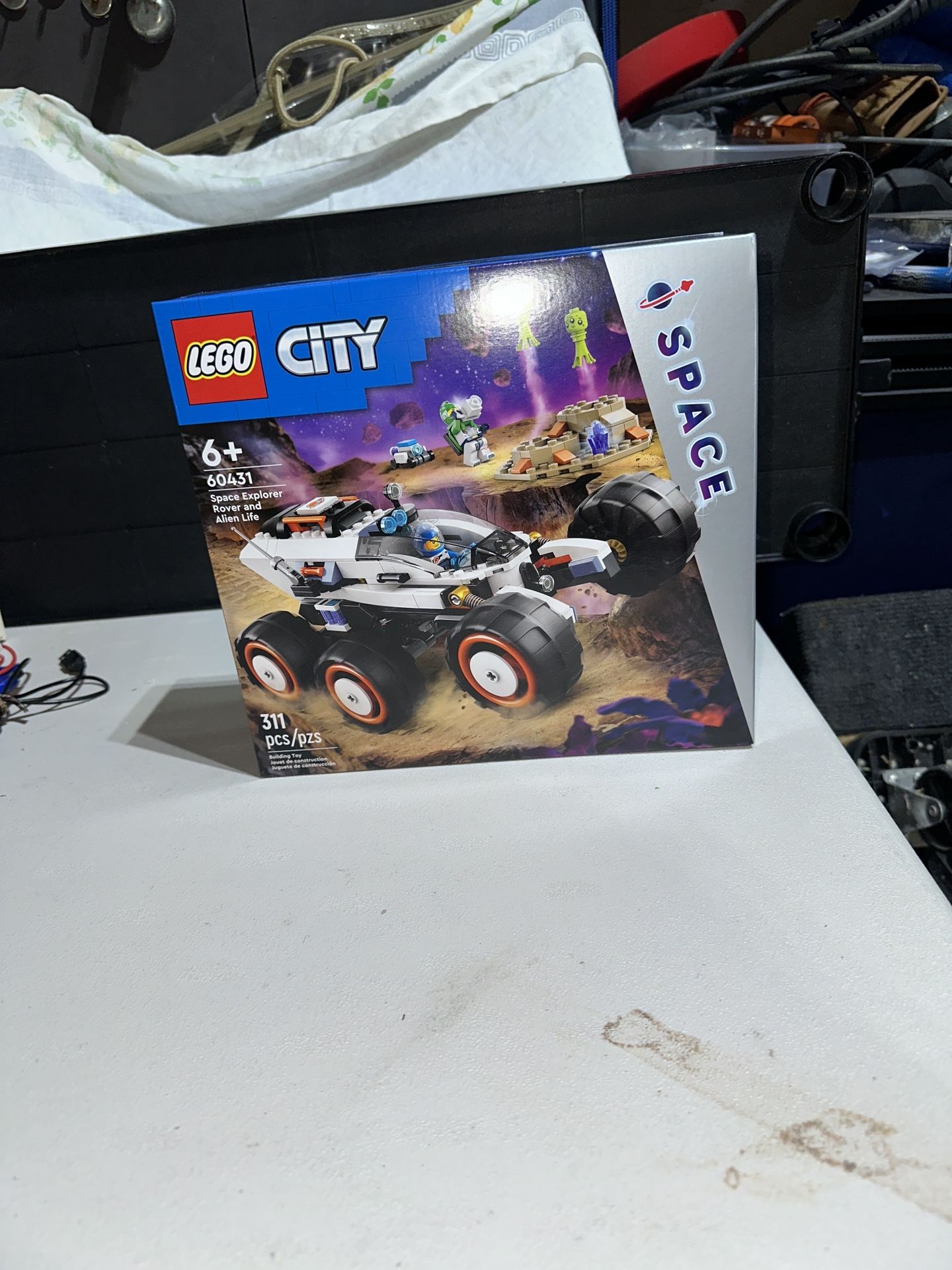 LEGO Space Explorer Rover and Alien Life Building Set