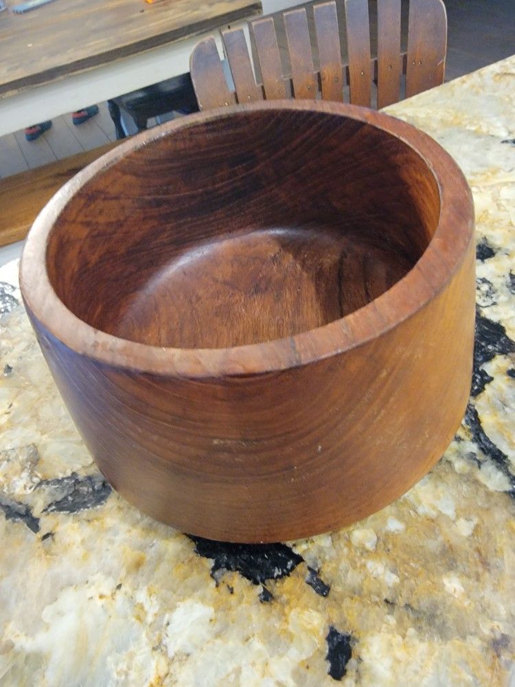 MCM Teak Ice Bucket Or Salad Bowl