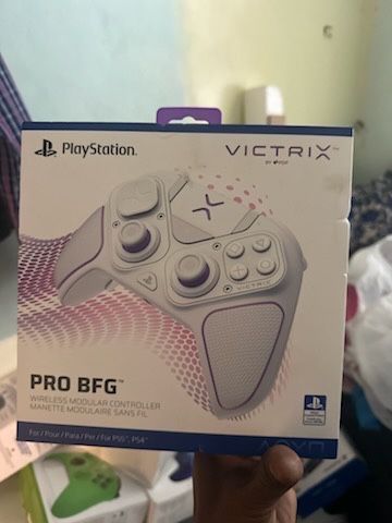 PDP Victrix Pro BFG Wireless Controller for PlayStation 5, PS4, PC White New