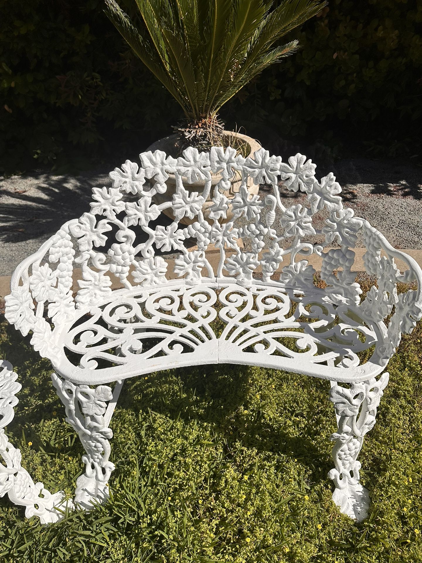 Vintage cast iron Patio Loveseat