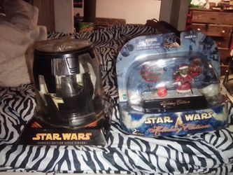 Star wars special edition Yoda and Darth vDer 500th 2nd edition collectables