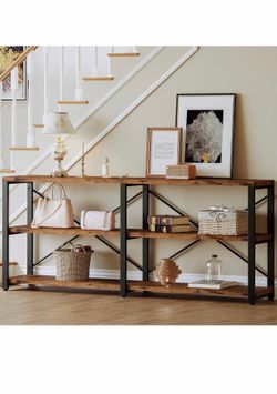 Vintage brown Console table