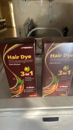 Hair Dye shampoo Dark Brown