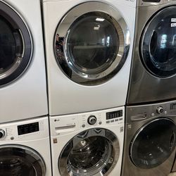 LG washer and dryer set electric with warranty