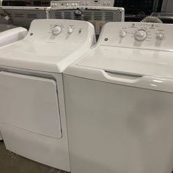 GE XL WORKS LIKE NEW WASHER & DRYER SET ⚡️ WARRANTY ATTACHMENTS DELIVERY ETC.