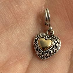 Sterling Silver 14k Gold pendant. Last sold $260