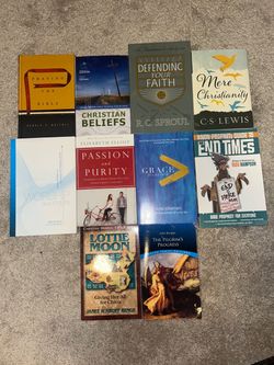 Lot of 10 Christian Books