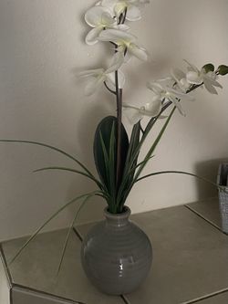 Fake Plant Grey Vas
