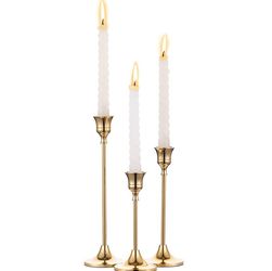 Brass Gold Candlestick Holders