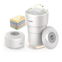 PLOSIF•Foldable Towel Warmer for Bathroom, 21L Large Capacity Hot Towel Warmer - Fits 2 Oversized Towels, Blankets, Bathrobes, Spa-Like Towel Heater w