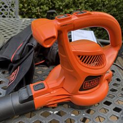 BLACK+DECKER Leaf Blower, Leaf Vacuum and Mulcher 3 in 1