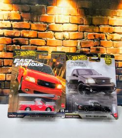  HotWheels Premium Car Culture Ford F150 SVT Lightning And Red  Fast And Furious Both $40