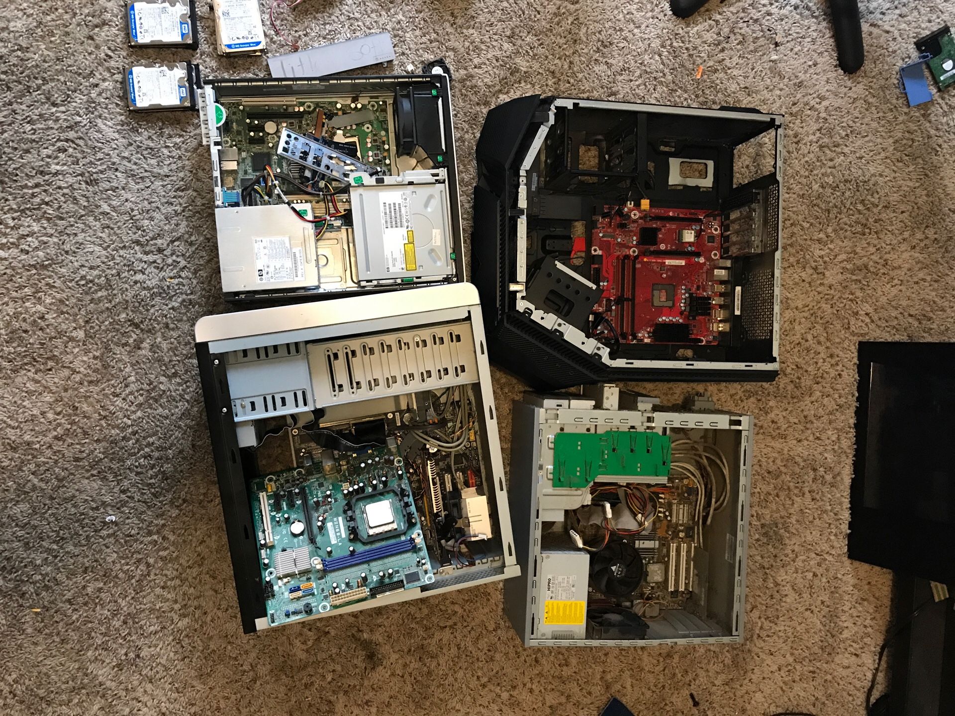 SCRAP COMPUTER PARTS