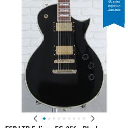 ESP LTD 256 Electric Guitar With Soft Case And Small Marshall Half Stuck Amp Set.