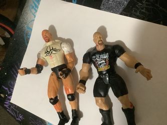 Stone cold vintage wrestling figures