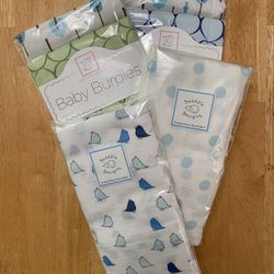 Burp Cloths And Swaddles