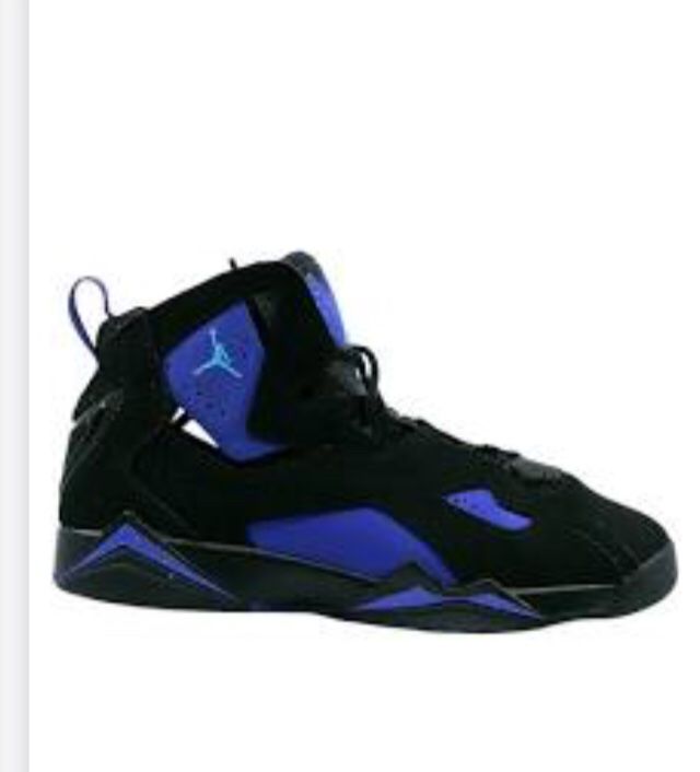 Jordan True Flight Black/Blue Lagoon Mens Sz 13