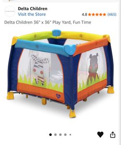 Large Pac n Play 36” x 36”