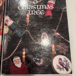 2 Leisure Arts Christmas Cross Stitch Books