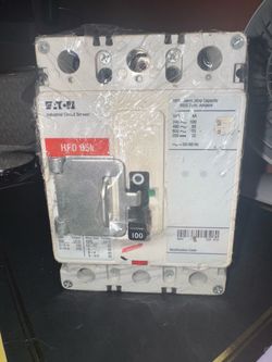 Eaton HFD 100A Industrial Circuit Breaker
