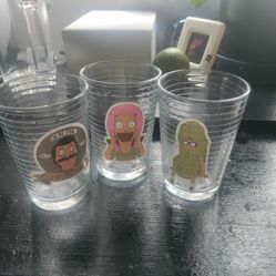 BOBS BURGERS CUPS! NEW NEVER USED