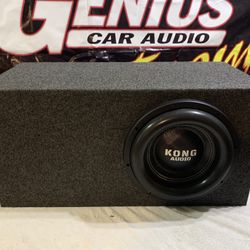New 12” Car Audio Subwoofer With New Ported Enclosure 