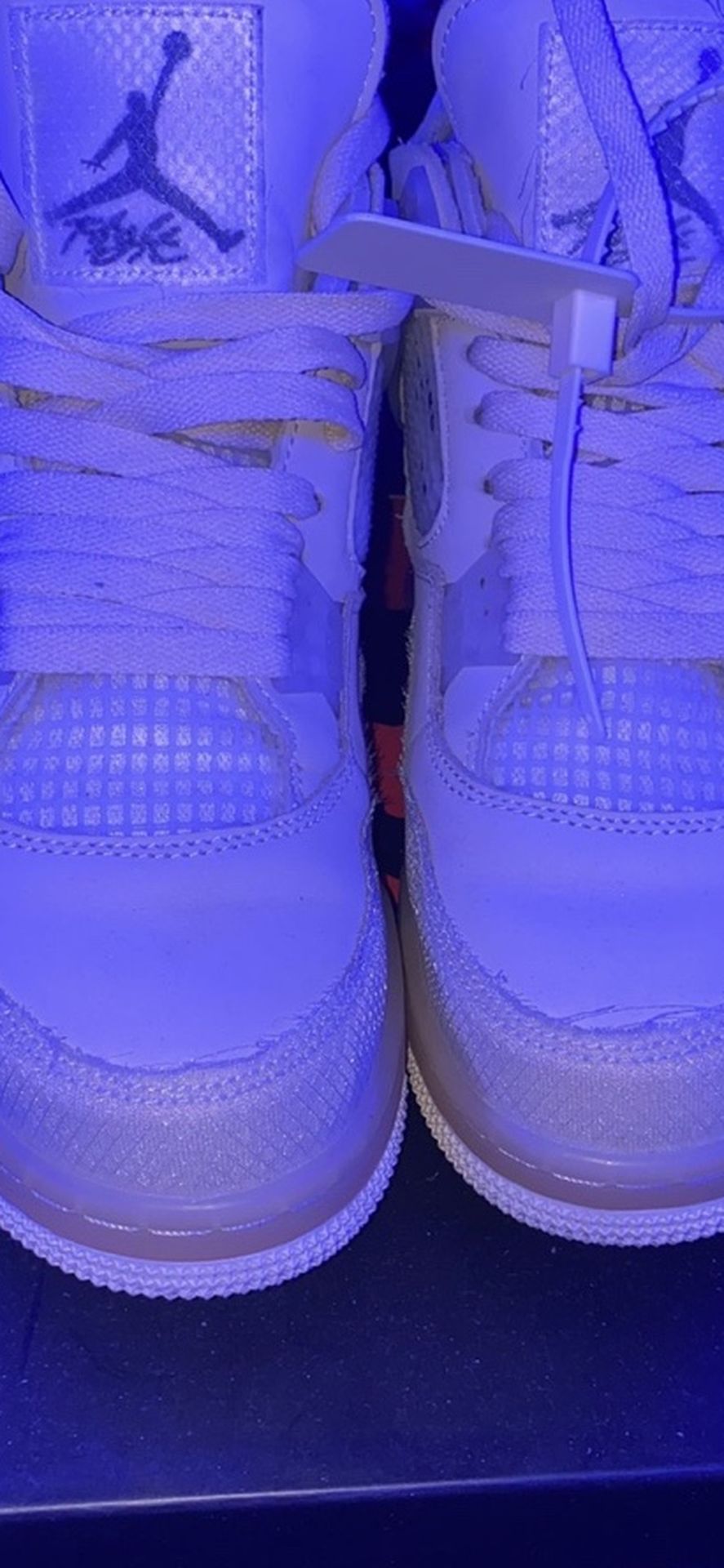 Off White Purple Jordan Air Jordan Off White 4s