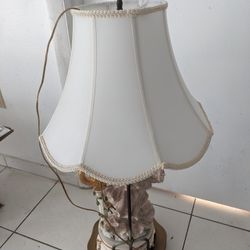 Vintage Collectable Lamp 32" With Lamp High The Lady Hight 22"