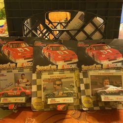 Stock Car With Collector Card And Display Stand