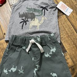 Baby boy shorts outfit 9 months