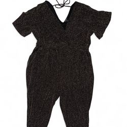 Torrid black and gold jumpsuit